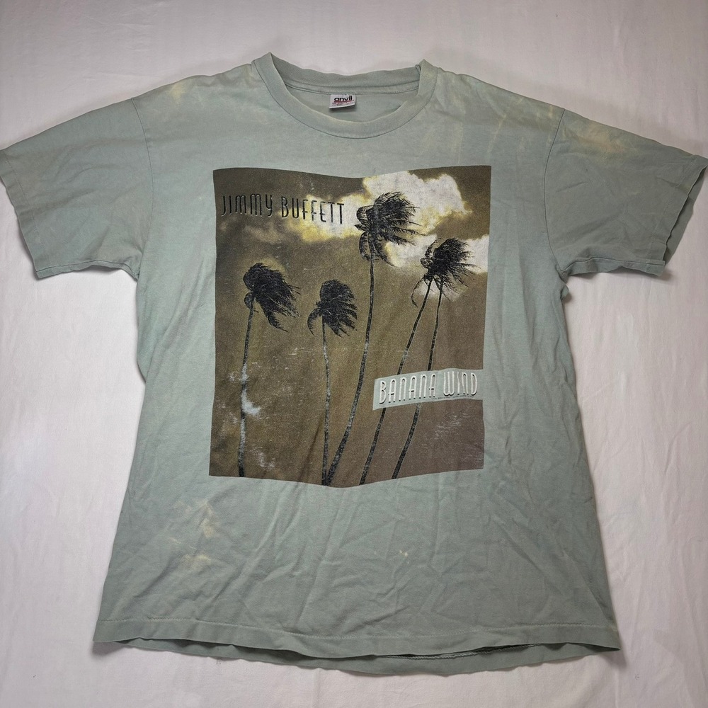 Vintage Jimmy Buffett 1996 Banana Wind Tour T-Shirt Single Stitch Mens XL Tee